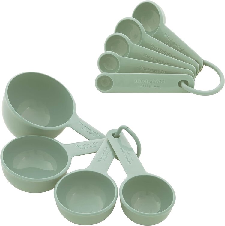 Kitchenaid Pistachio Measuring Cups & Spoons