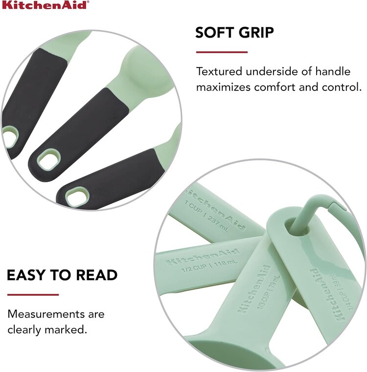 Kitchenaid Pistachio Measuring Cups & Spoons