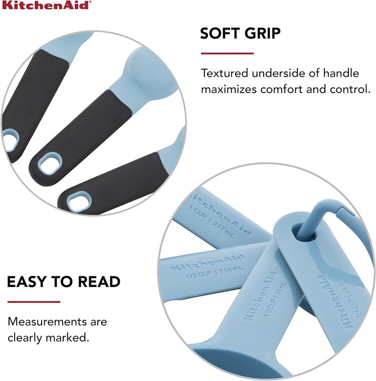 Kitchenaid Blue Velvet Measuring Cups & Spoons