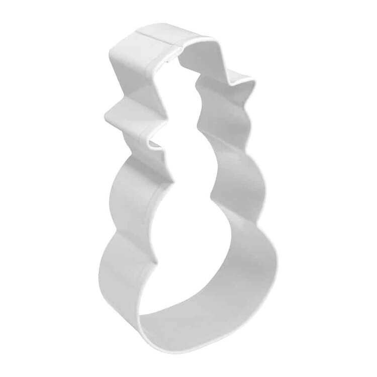 4" White Snowman Cookie Cutter
