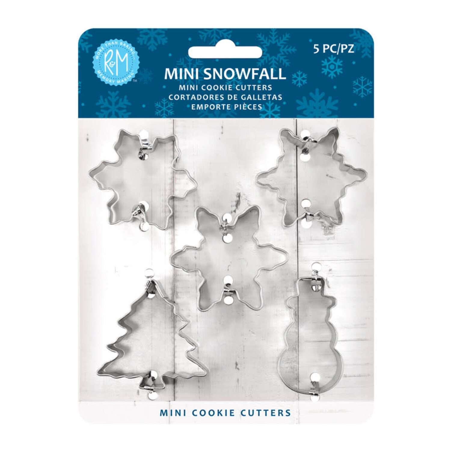 Mini Snowfall Cutters, set of 5 - Whisk