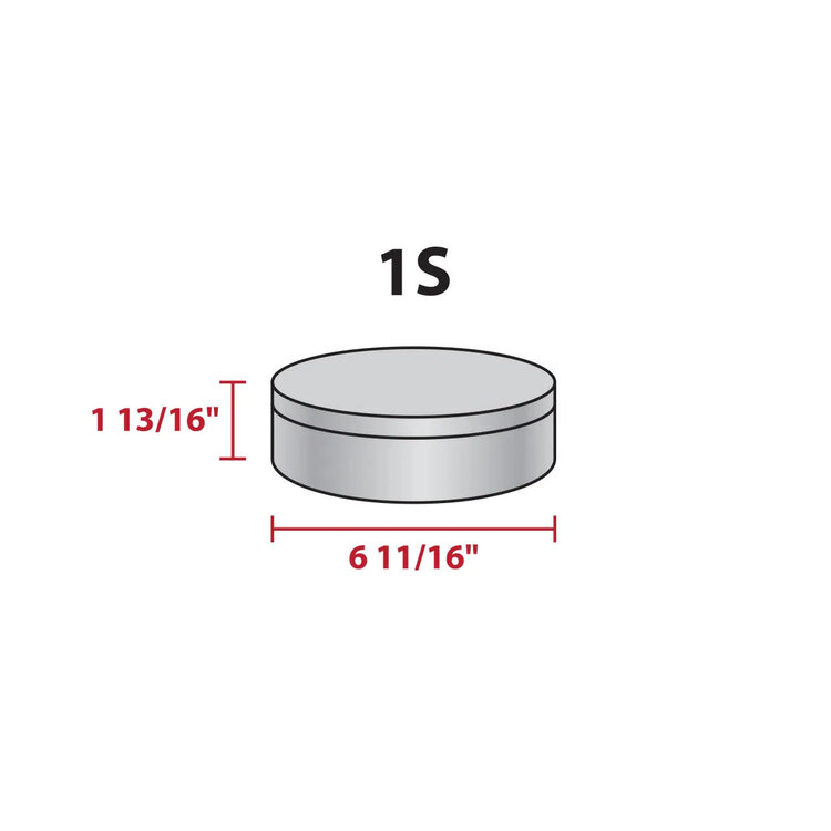 6.5x2" Snowy Drive Cookie Tin, 1lb capacity