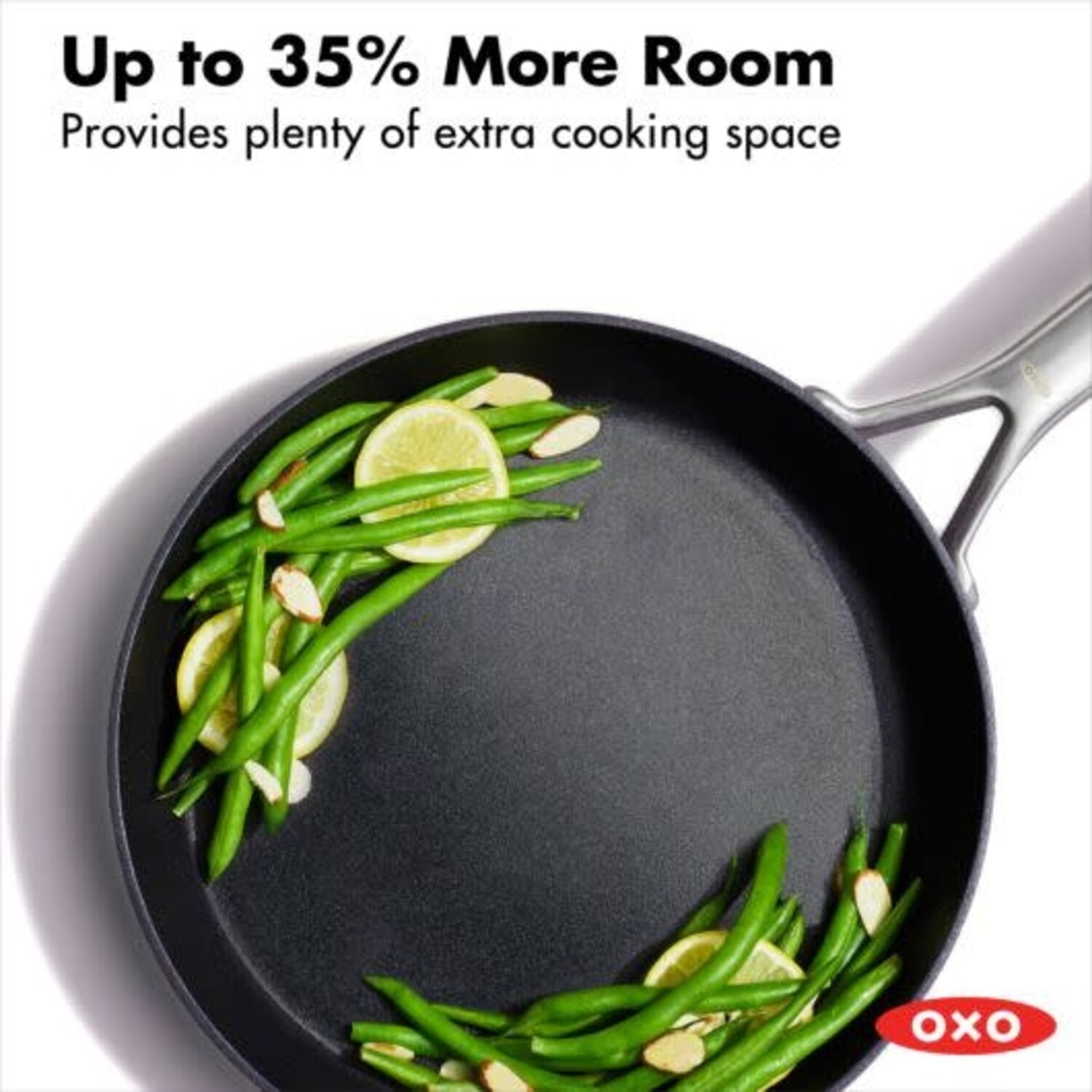 OXO 10 Hard Anodized Frying Pan - Whisk
