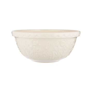 Cream 12" Rose Mixing Bowl
