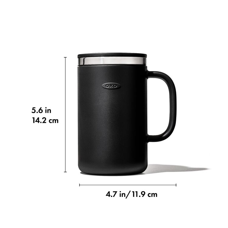 OXO 16oz Black Thermos Mug