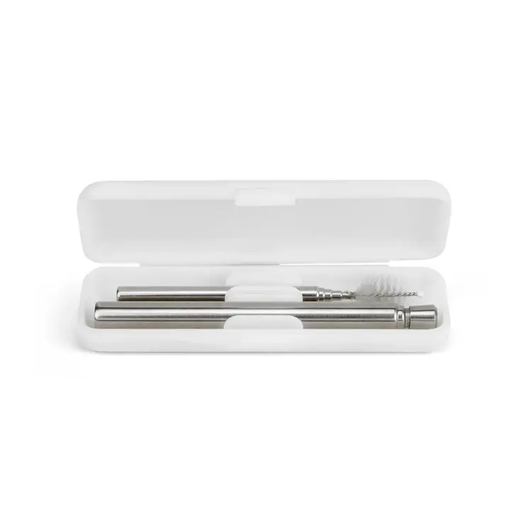 Stainless Steel Straw & Brush Travel Set