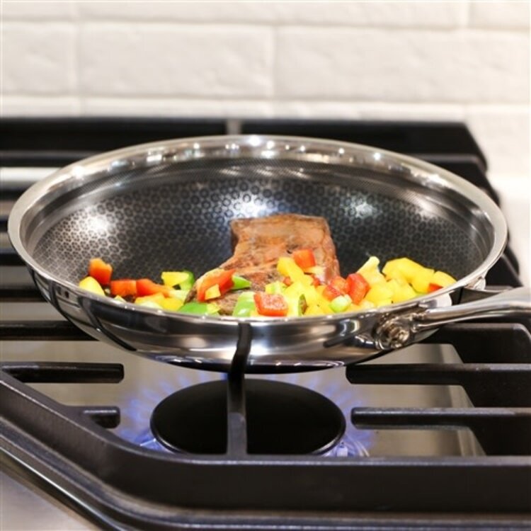 11" Black Cube Nonstick Frying Pan