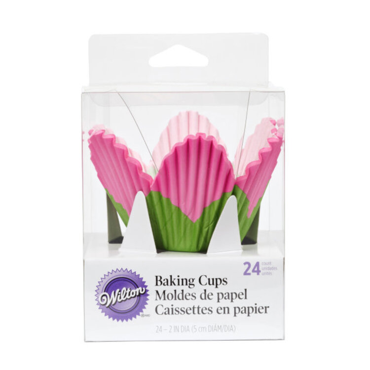 Wilton Pink Petal Baking Cup