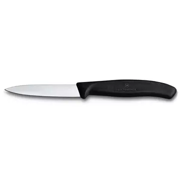3" Spear Point Black Paring Knife