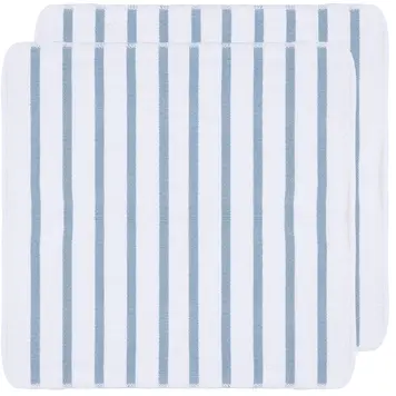 Slate Blue Basketweave Dishcloth