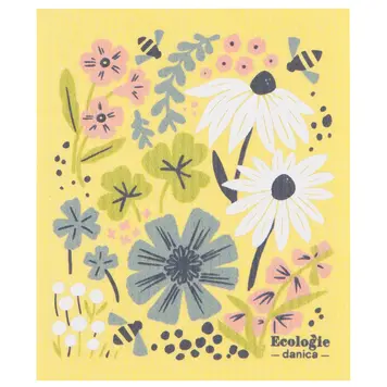 Blossoms Cellulose Dishcloth