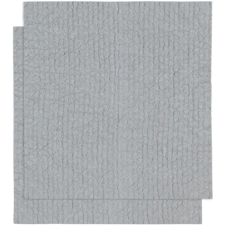Grey Cellulose Dishcloths, set of 2