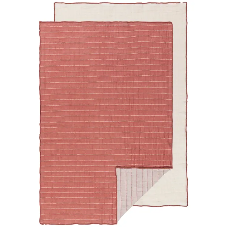 Rose Double Weave Dishtowels, set of 2