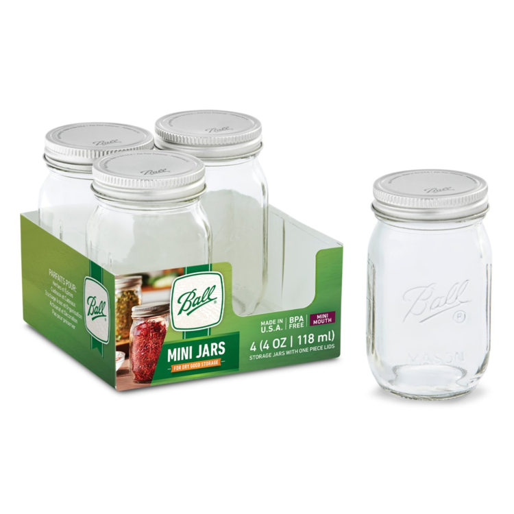 4oz Mini Pint Canning Jar