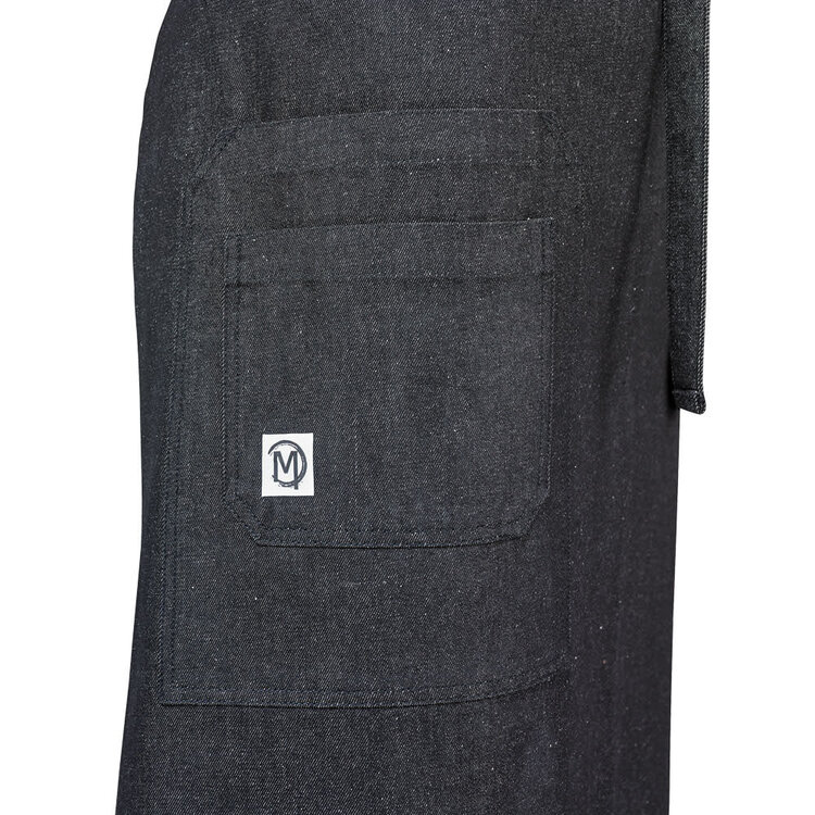 Black Denim Half Apron