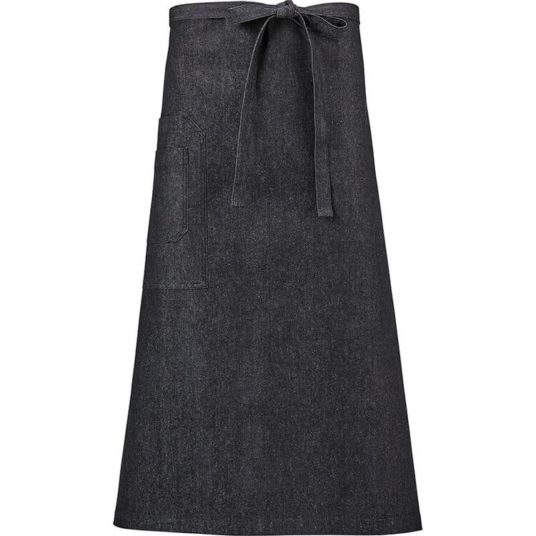 Black Denim Half Apron