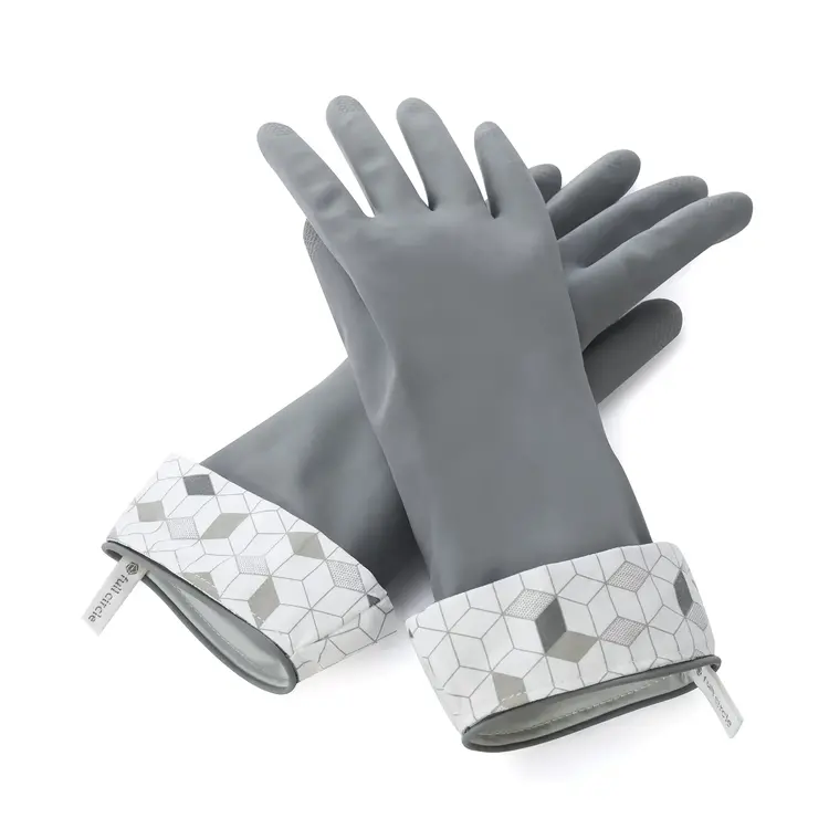 Grey Medium Dish Gloves