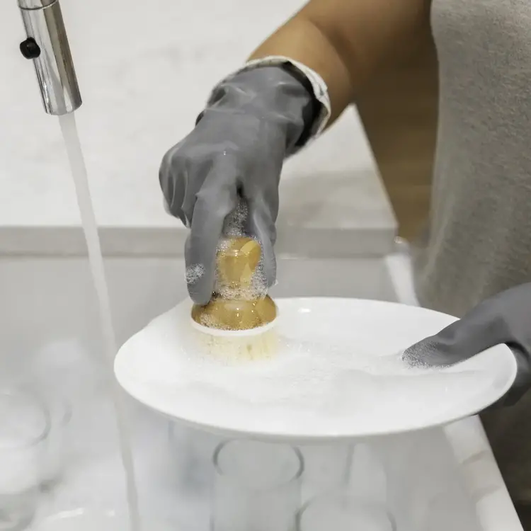 Grey Medium Dish Gloves