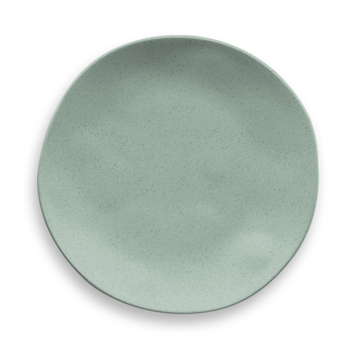 10.5" Sage Green Wheat Straw Dinner Plate