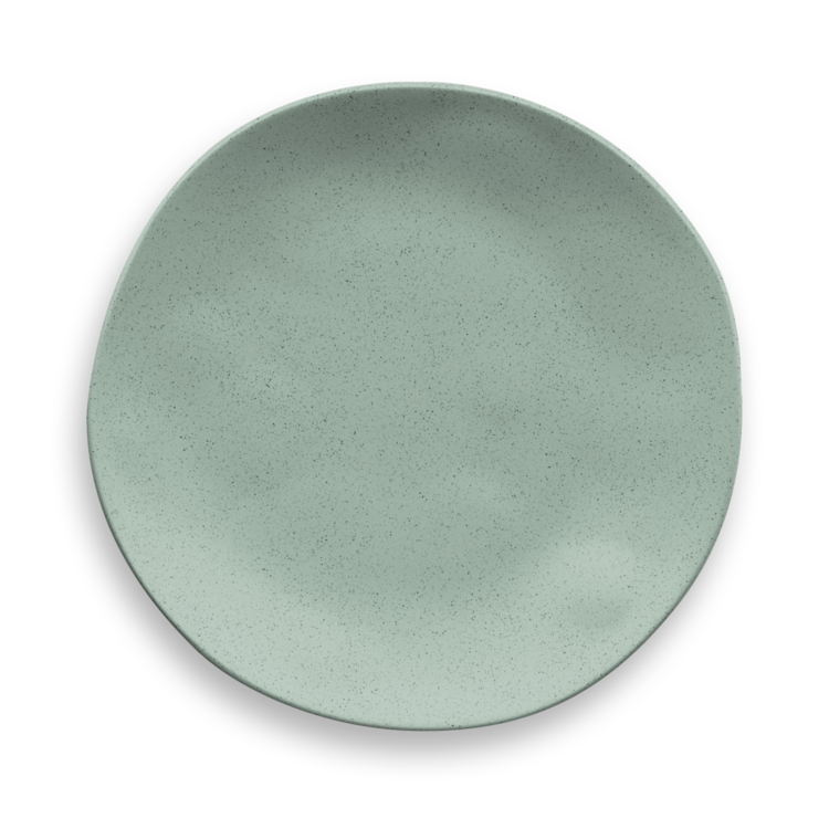 10.5" Sage Green Wheat Straw Dinner Plate
