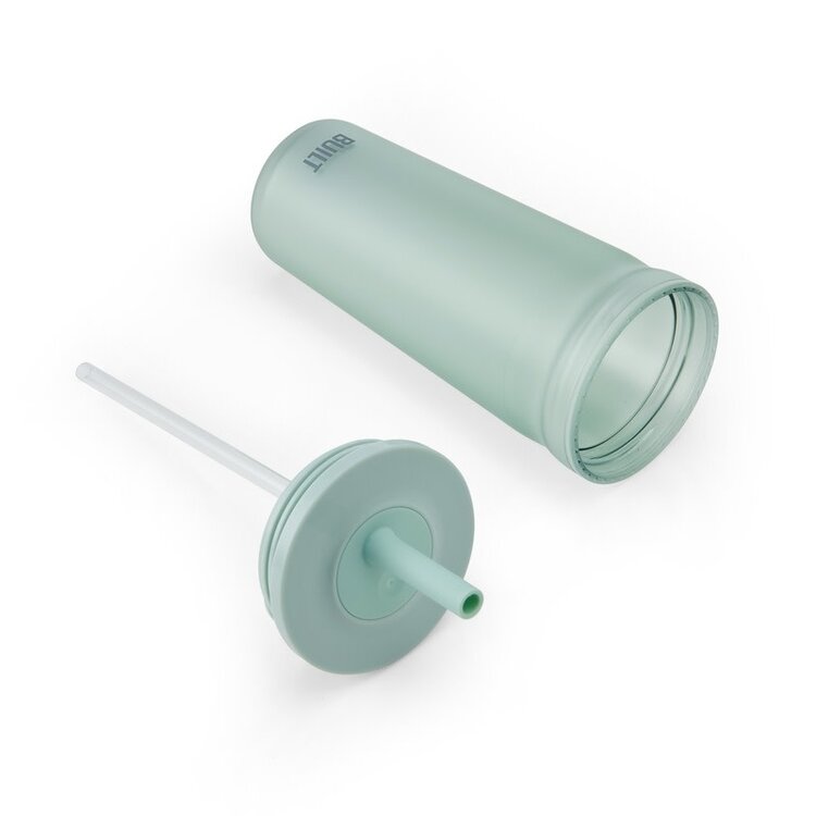 20oz Mint Tumbler with Straw