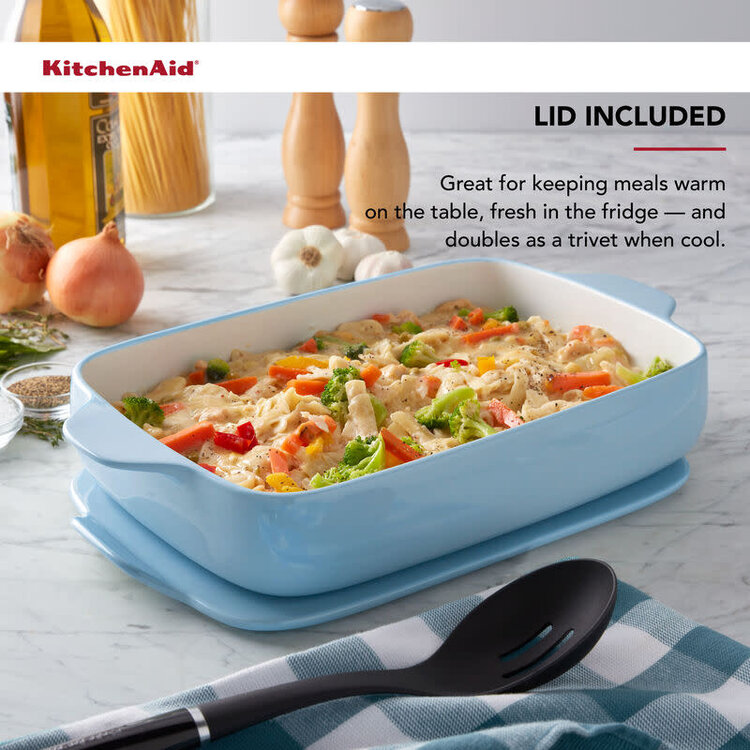 Kitchenaid 4.5 quart Blue Velvet Baking Dish & Lid