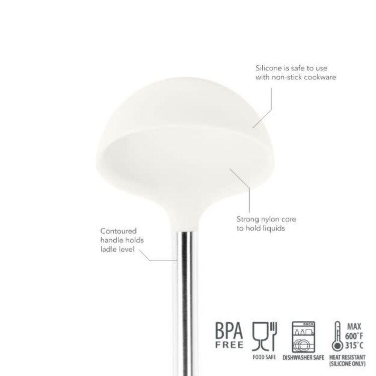 Tovolo White Silicone Ladle
