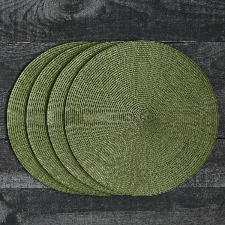 Round Fir Green Placemat