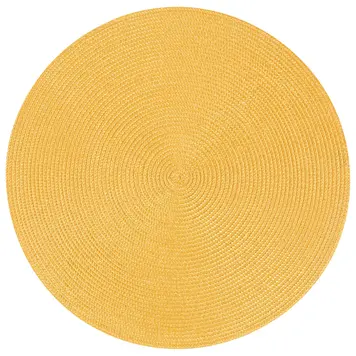Round Honey Yellow Placemat