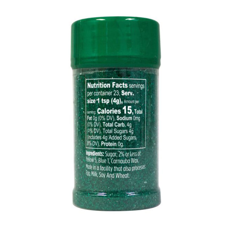 Wilton 3.2 oz Green Sanding Sugar