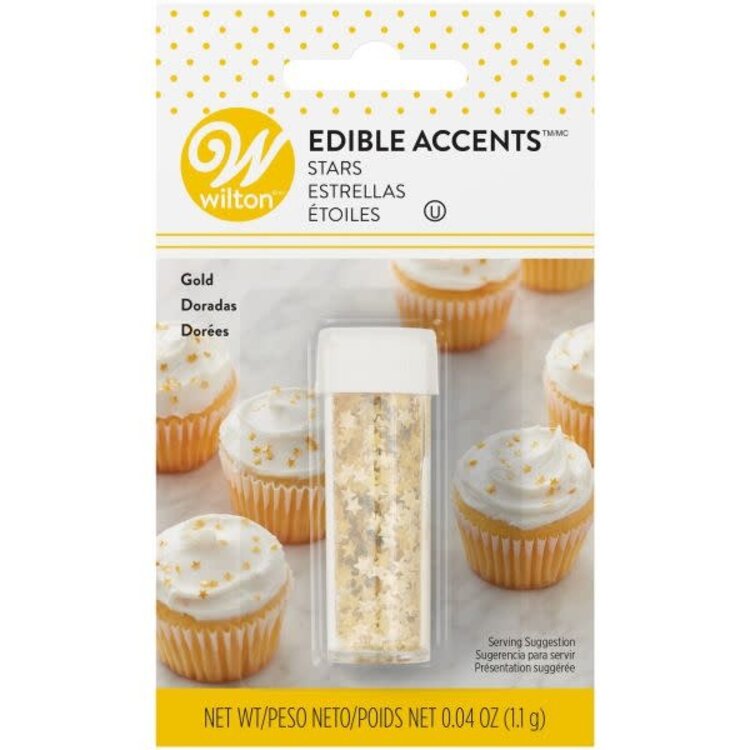 Wilton Gold Stars Edible Glitter