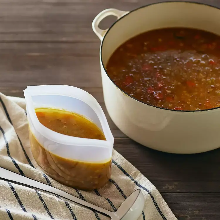 Stasher Stasher 4 cup Wide Clear Storage Bag