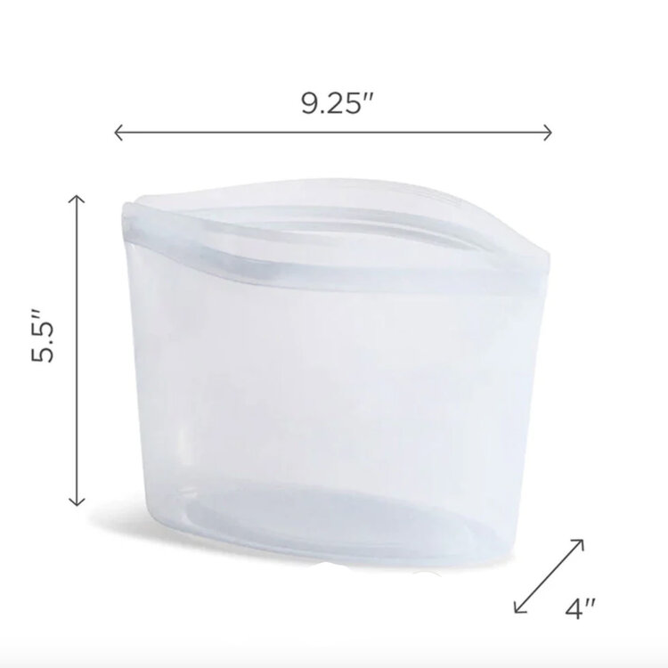 Stasher Stasher 4 cup Wide Clear Storage Bag