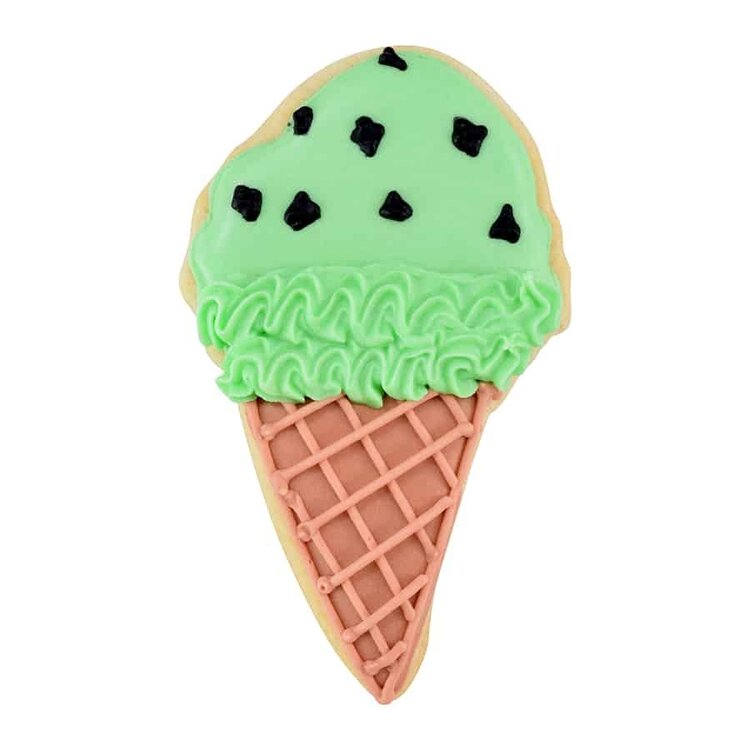 4" Ice Cream Cone Cookie Cutter