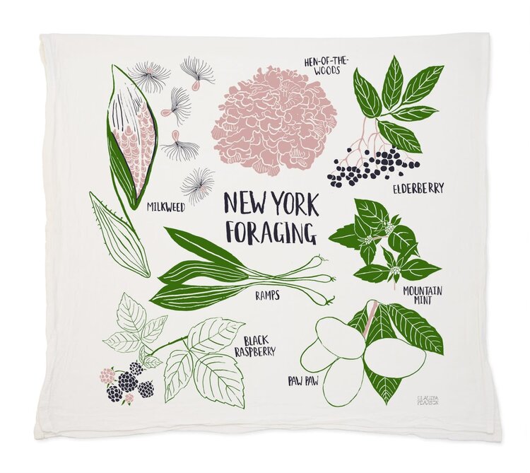 Claudia Pearson Claudia Pearson NYC Foraging Dishtowel
