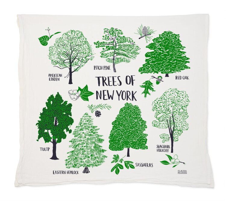 Claudia Pearson Claudia Pearson Trees of NY Dishtowel