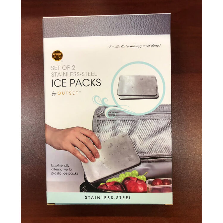 Stainless Steel Ice Pack, set of 2