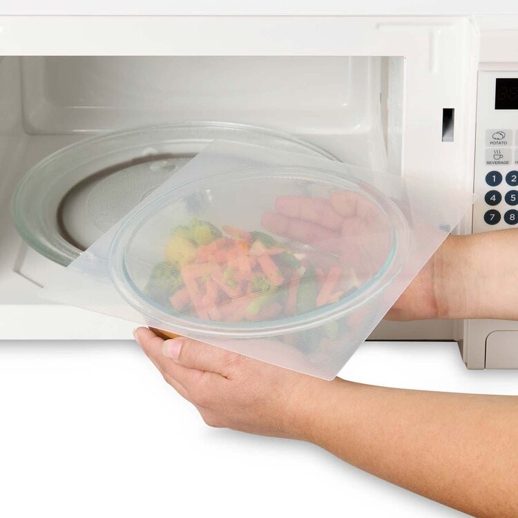 Flat Microwave Covers, set of 4