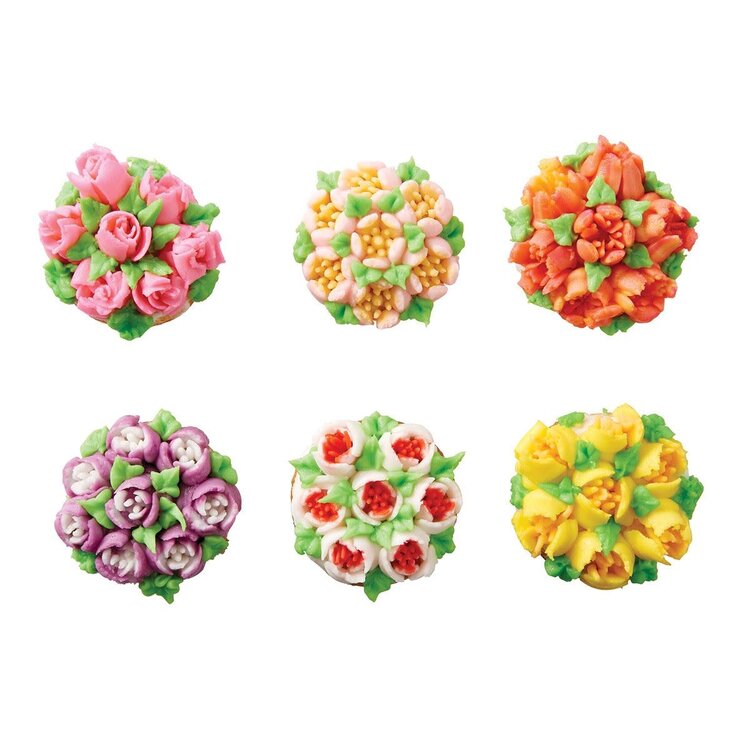 Decorating Tips for Flower Blooms, set of 6