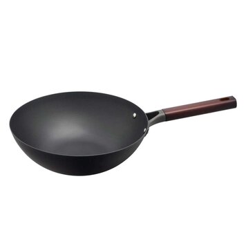 12" Pre-Seasoned Carbon Steel Wok