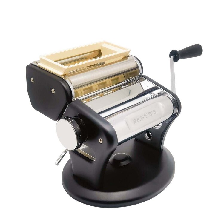 Black Pasta Machine with Suction