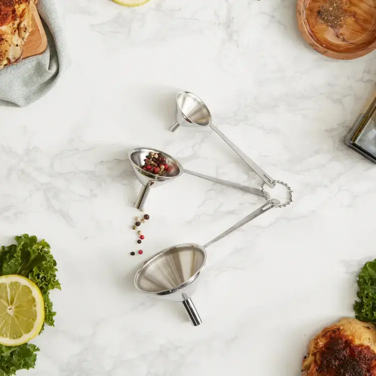 Funnels with Handles, set of 3