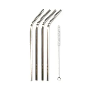 Bent Metal Straws