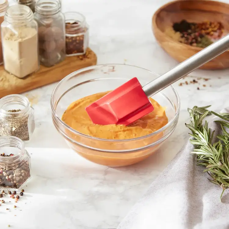 Medium Red Silicone Spatula