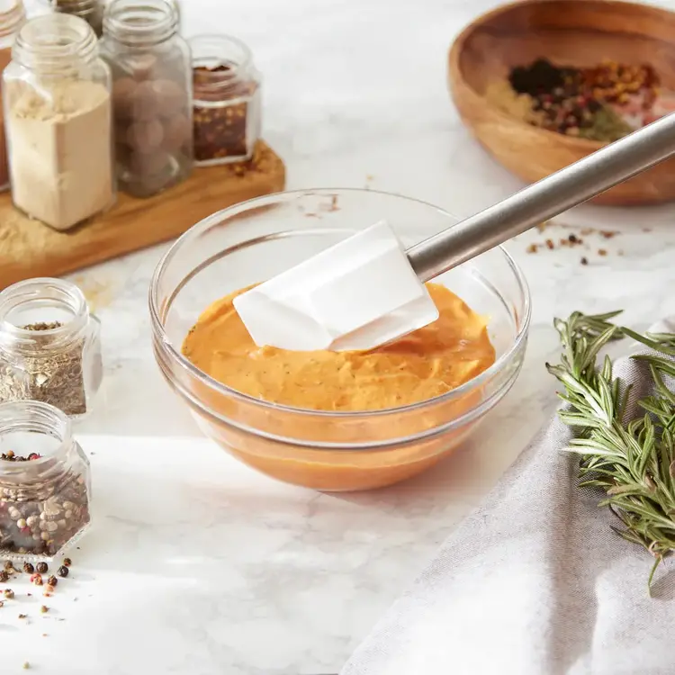 Medium White Silicone Spatula