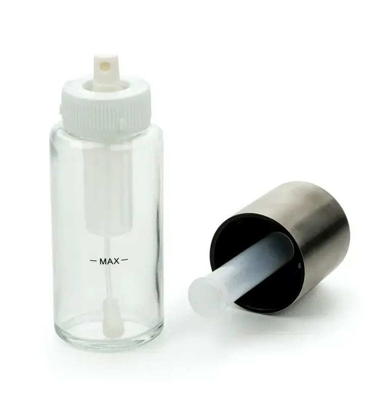 Glass Oil Mister with Stainless Top