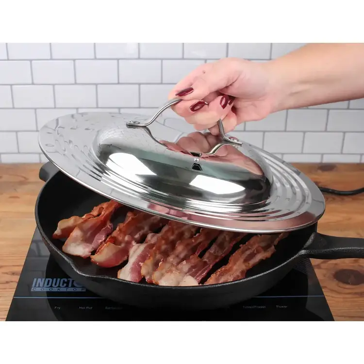 7-12" Stainless Steel Universal Lid