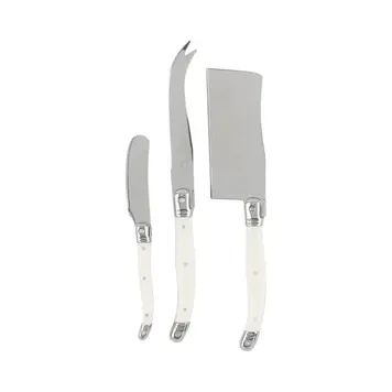 Laguiole Ivory Cheese Knives, set of 3