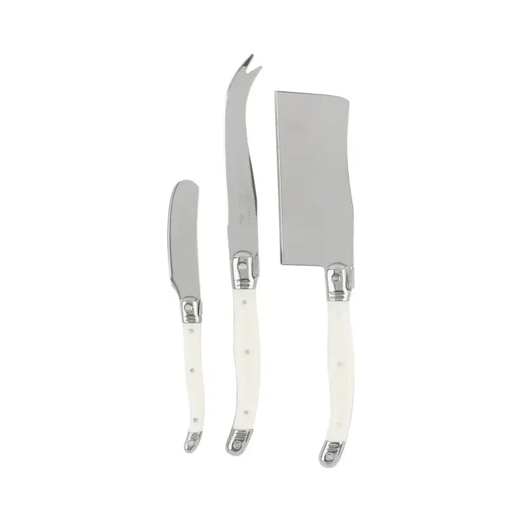 Laguiole Ivory Cheese Knives, set of 3