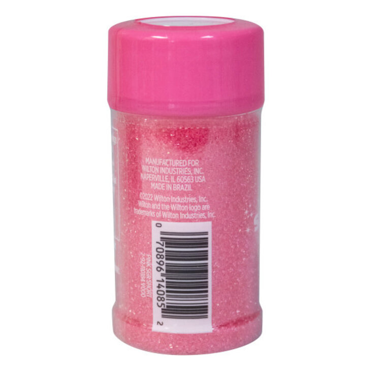 Wilton 3.2oz Pink Sanding Sugar